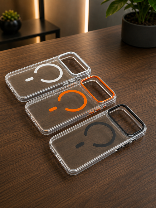 Funda Iphone Transparente Antigolpes Antiamarilleo Magsafe